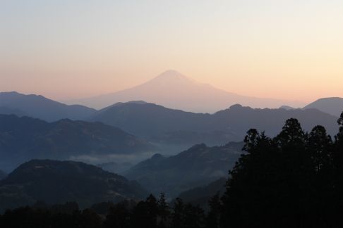 清水吉原からの富士山4
